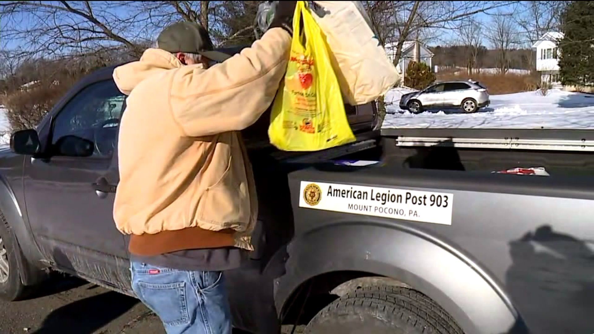 Legion Members Deliver Food to U.S. Coast Guard in Philly