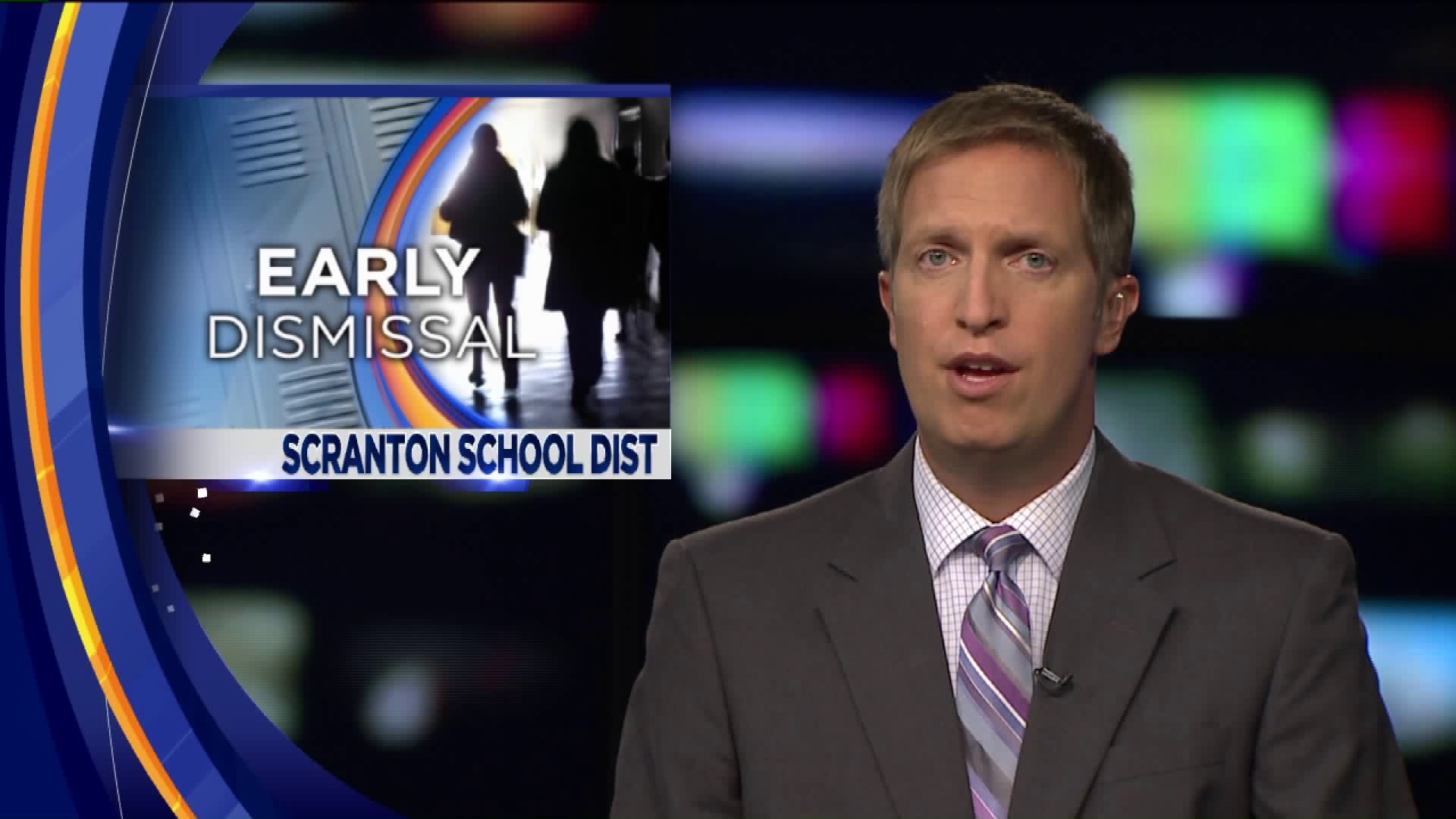 Scranton School District to Dismiss Early Monday