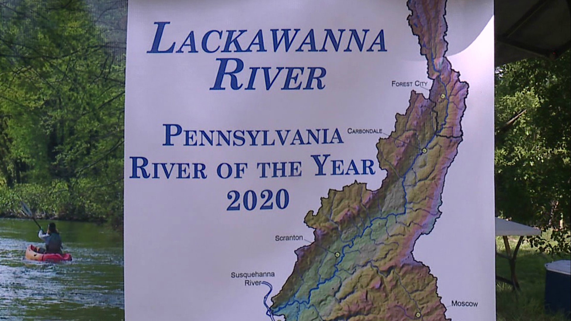 A river that was in bad shape after decades of neglect was given the top spot in the state's River of the Year contest. That achievement was celebrated today.