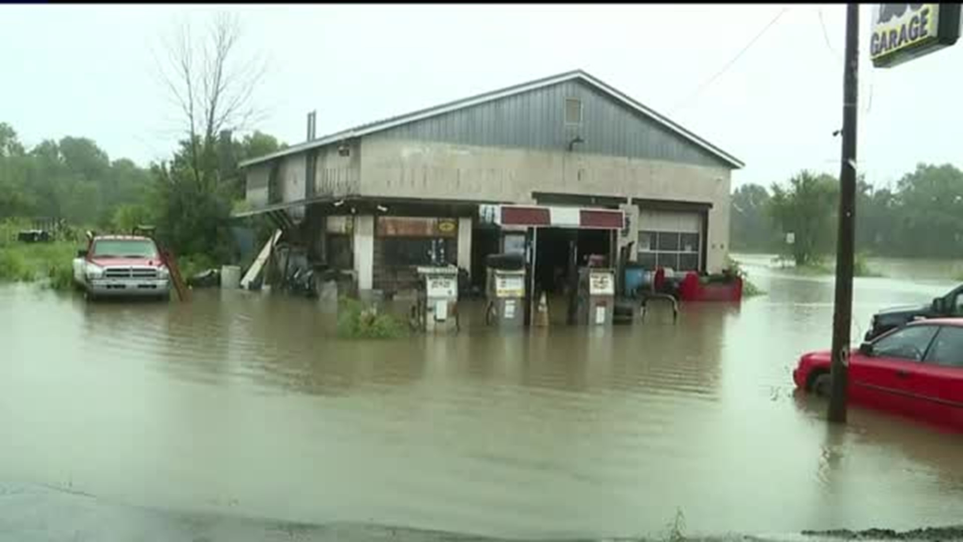 Flooding Continues to Wash Out Areas in Central PA