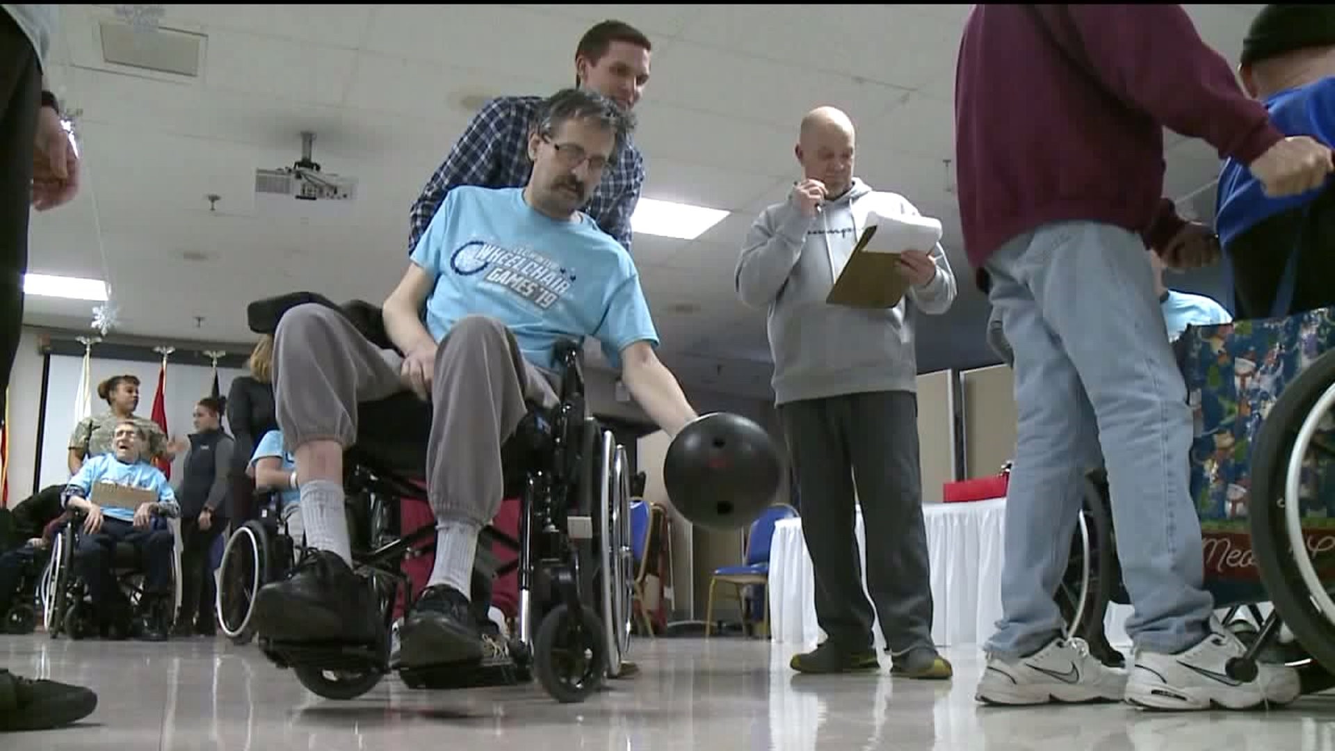 Winter Wheelchair Games at the VA Hospital