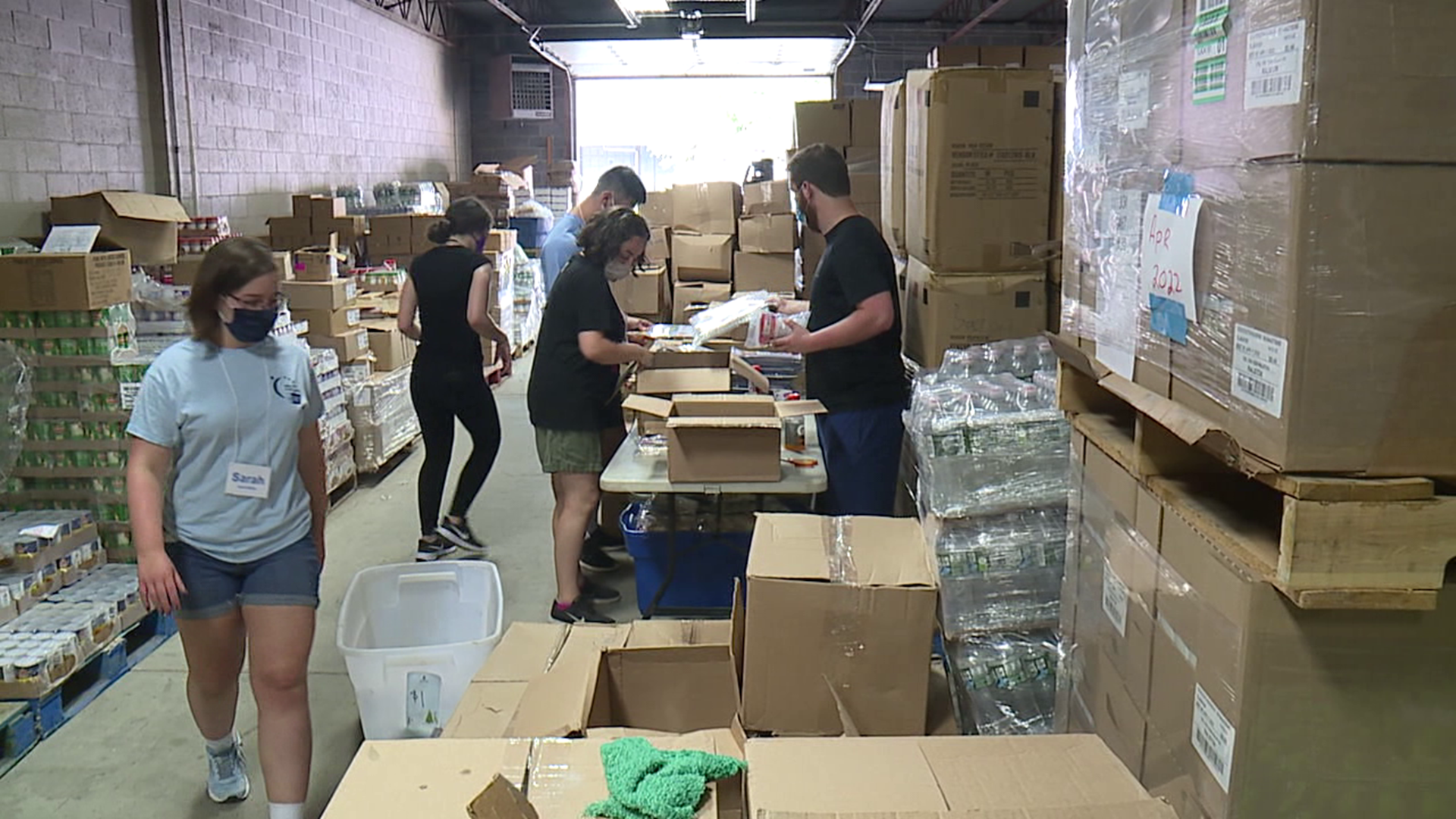 A group of about 40 students moved in a week early to volunteer at nonprofits such as Friends of the Poor and St. Francis of Assisi soup kitchen.