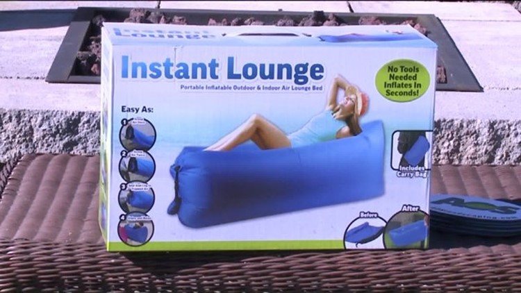 instant lounge air bed