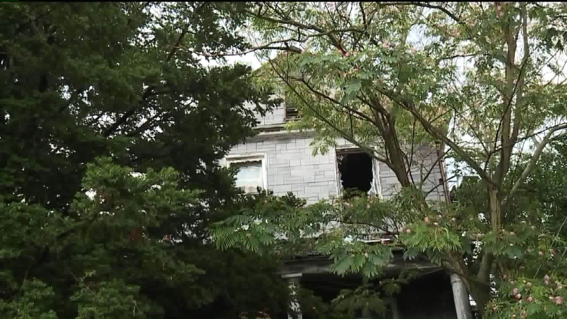 House Struck by Lightning in Luzerne County