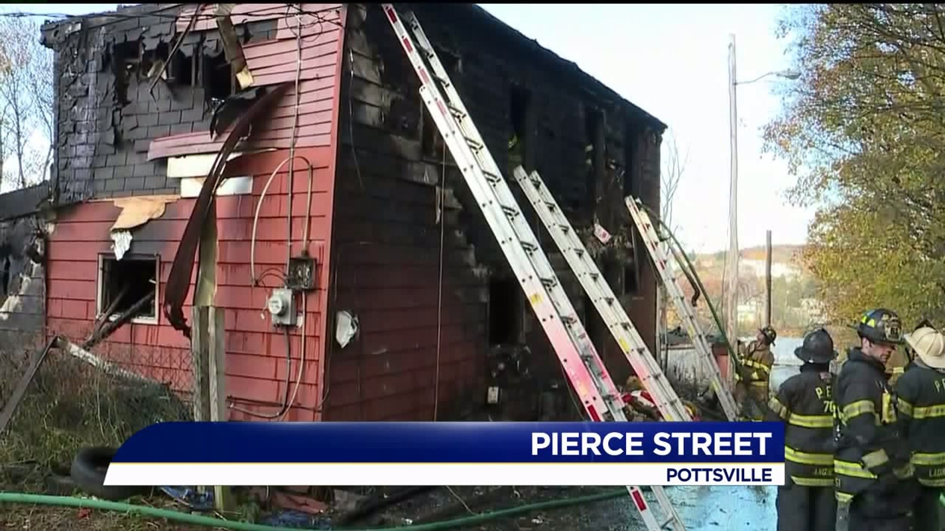 One Injured, Pottsville Home Gutted by Fire