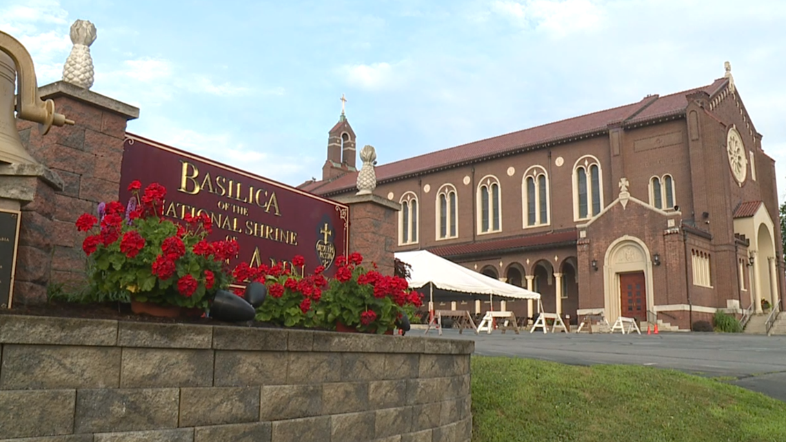 Getting ready for St. Ann’s Solemn Novena in Scranton