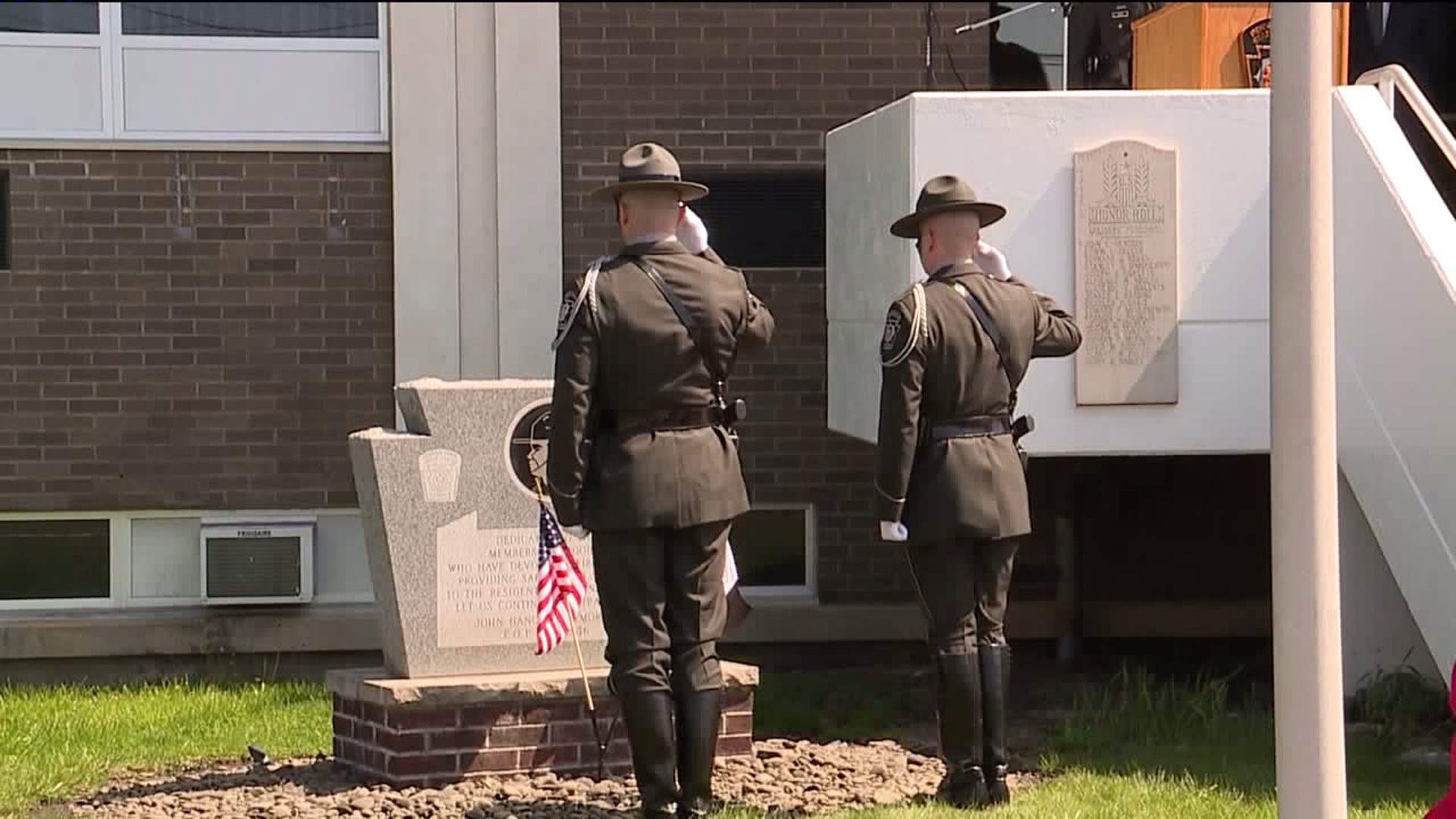 Memorial Day Ceremony at Pennsylvania State Police Dunmore