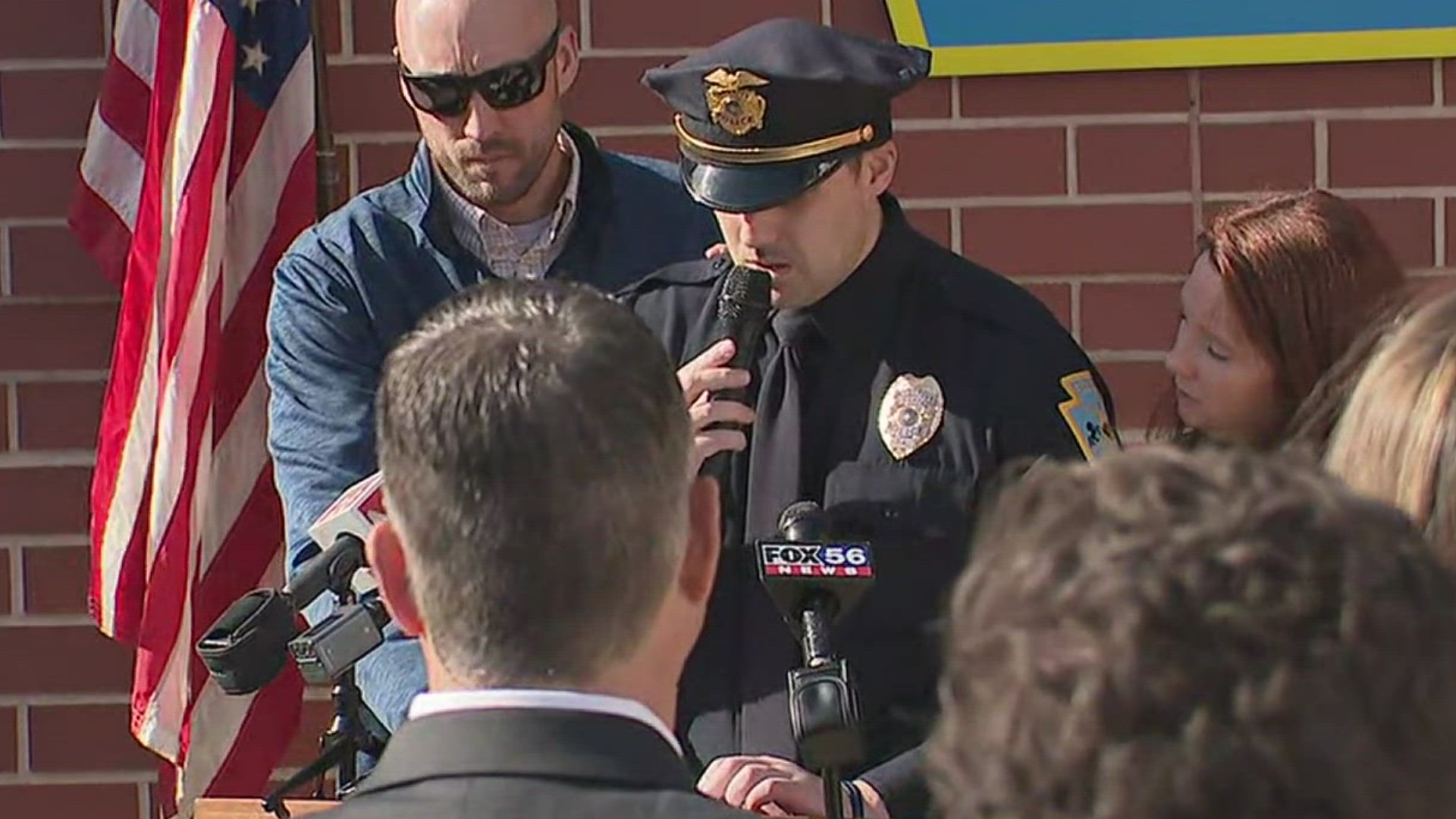 Detective Kyle Gilmartin speaks publicly for the first time since being severely wounded when he was shot while on duty