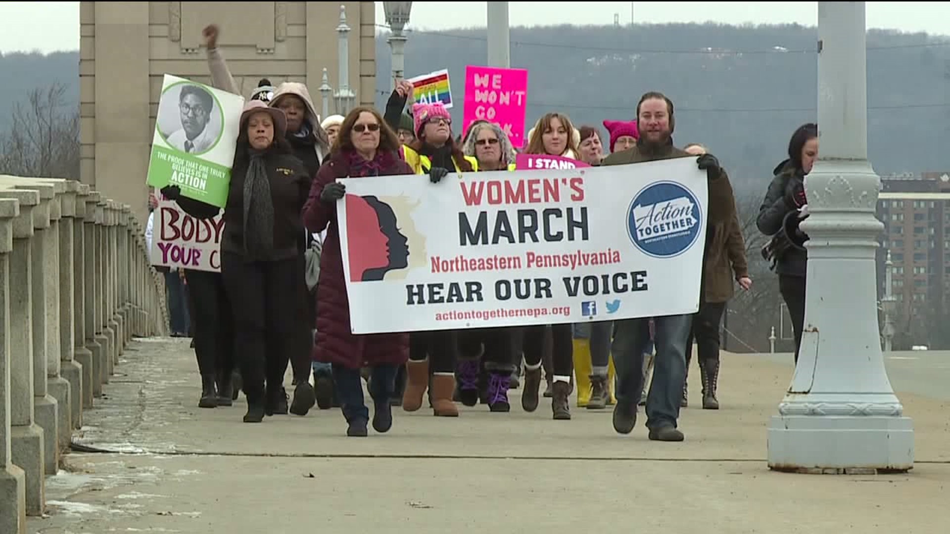 Third Annual Women's March in Wilkes-Barre