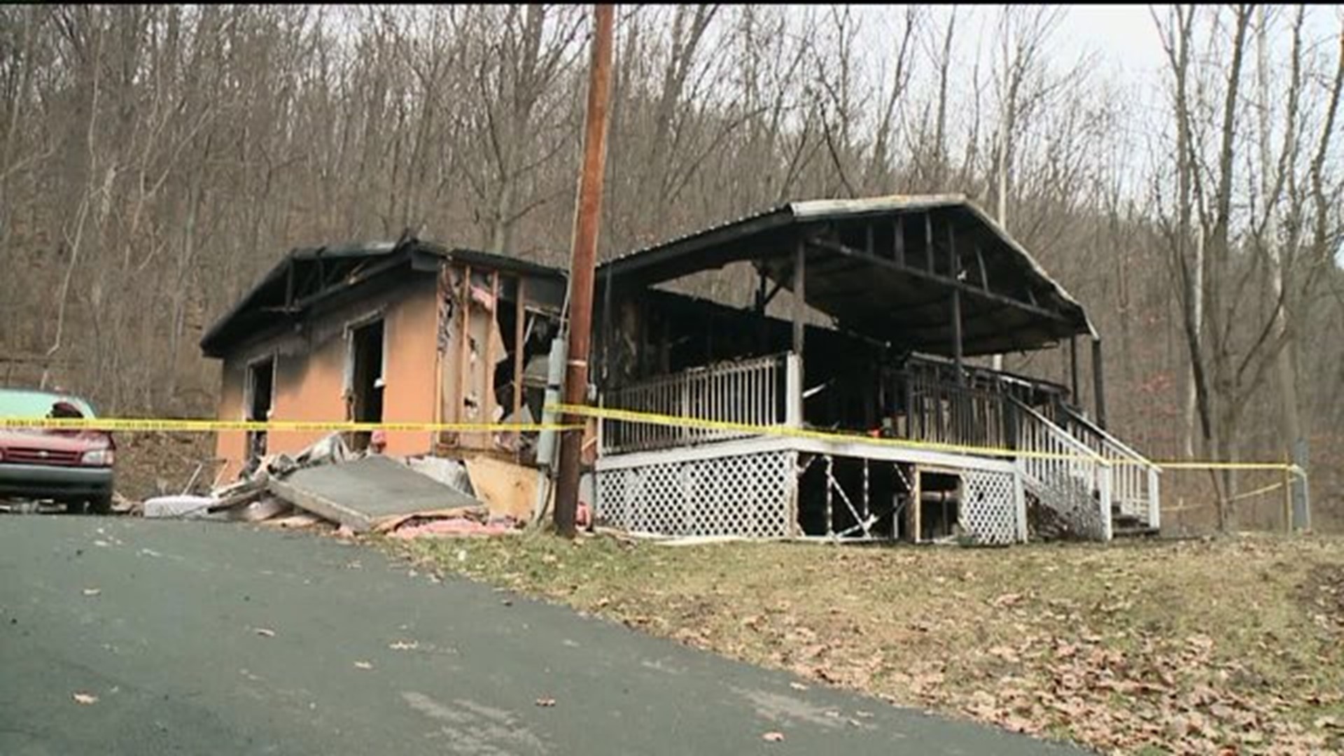 Home Destroyed by Fire in Bradford County