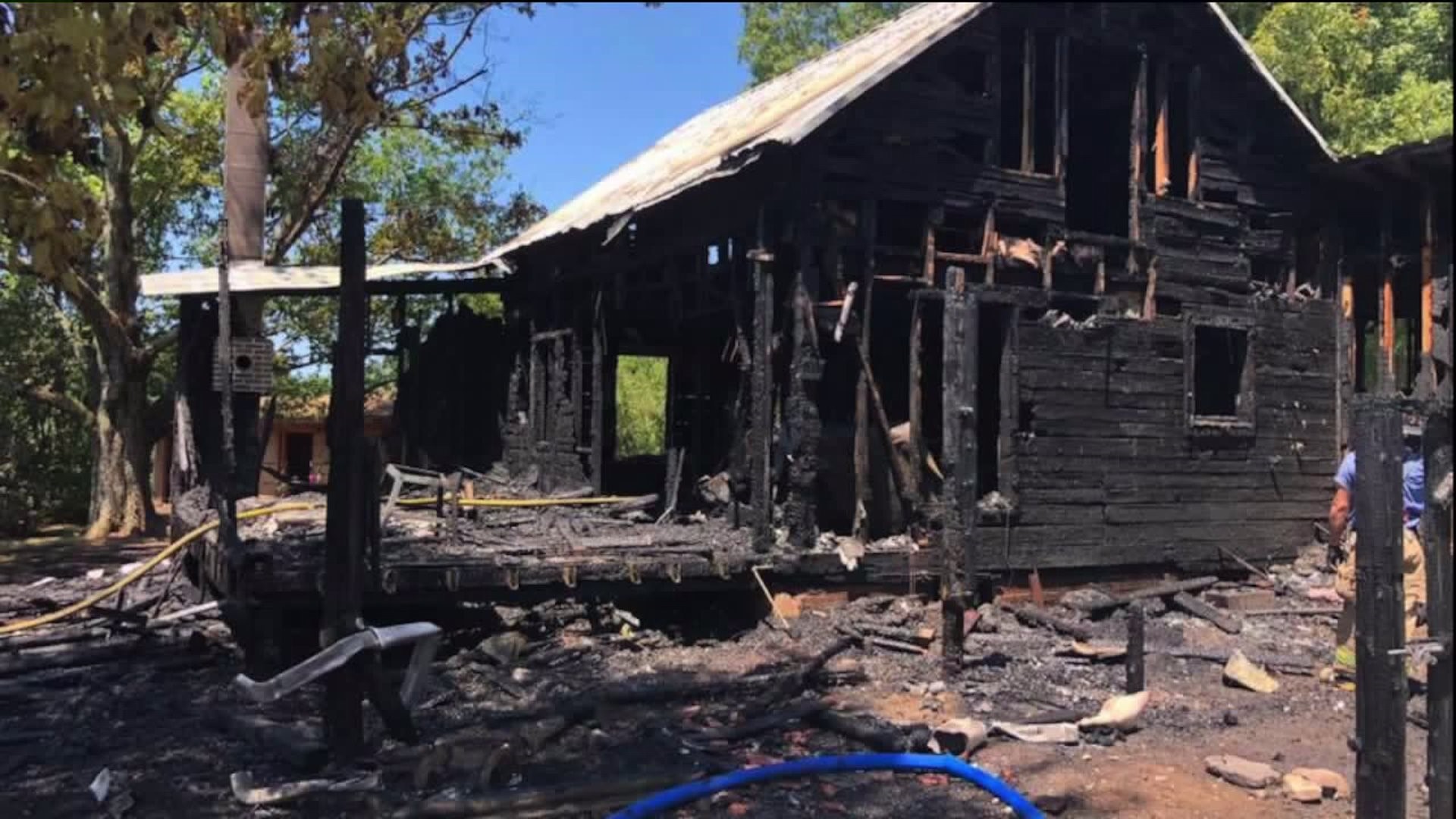 Home Destroyed by Flames in Union County