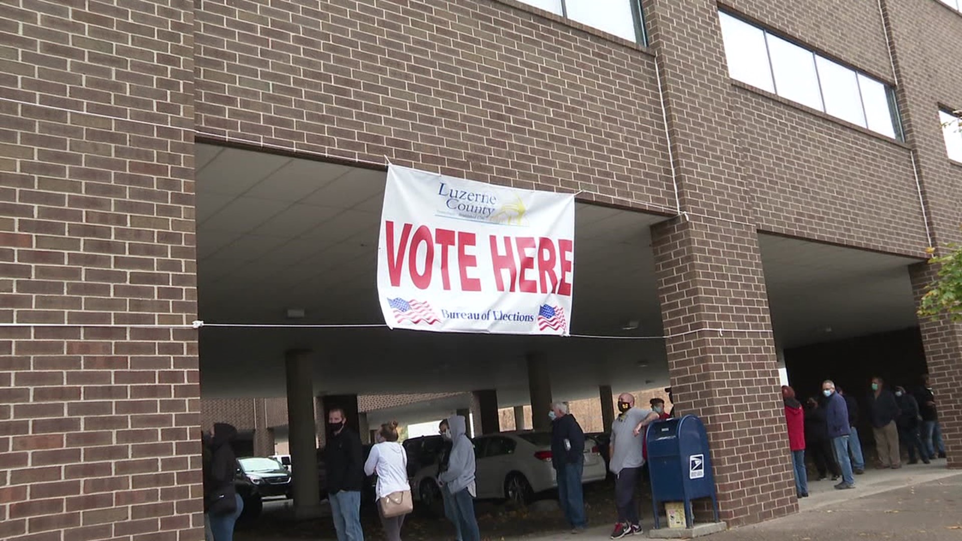 With just one more day of early in-person voting, the Luzerne County Election Bureau was busy Monday.