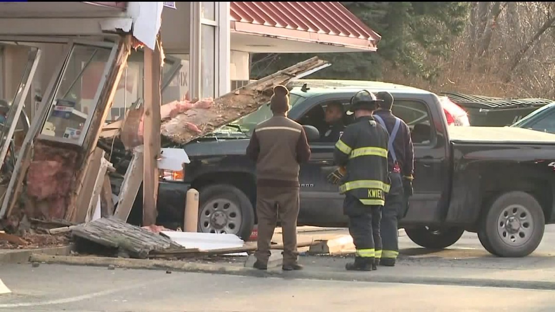 Medical Issue Causes Driver to Crash into Building | wnep.com