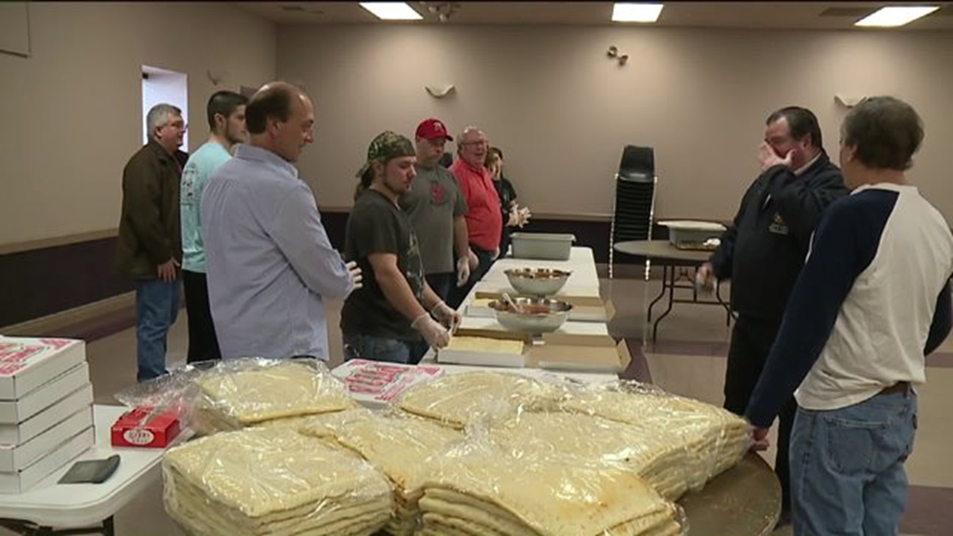 Pizza Party Helps Police Department