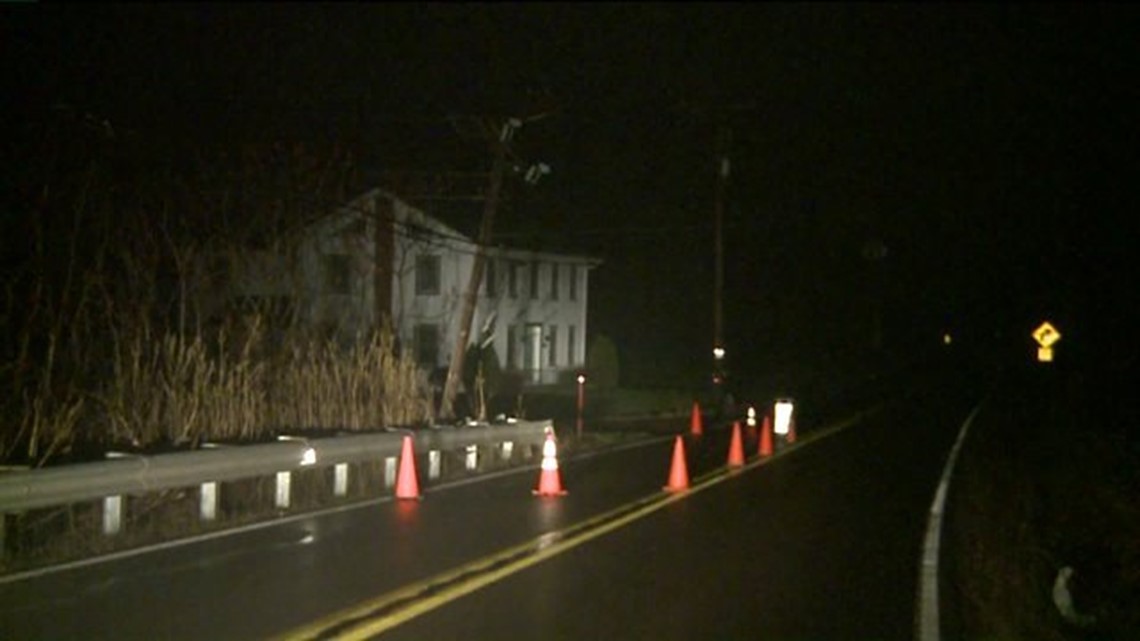 Crash Knocked out Power Near Nescopeck