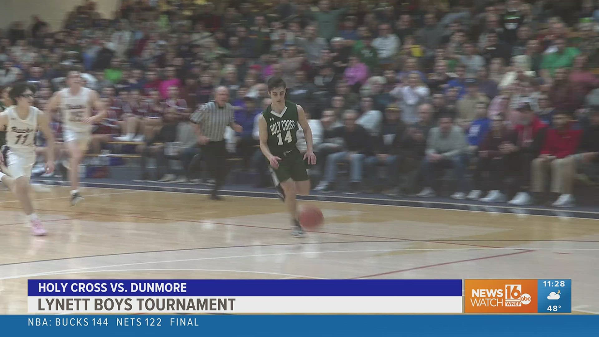 Holy Cross defeats Dunmore in OT