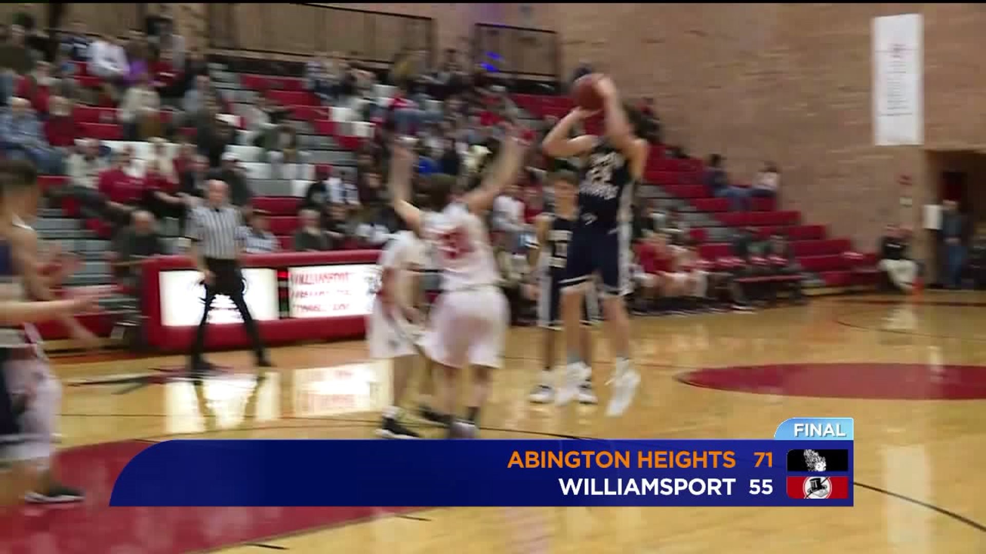 Abington Heights vs Williamsport boys basketball