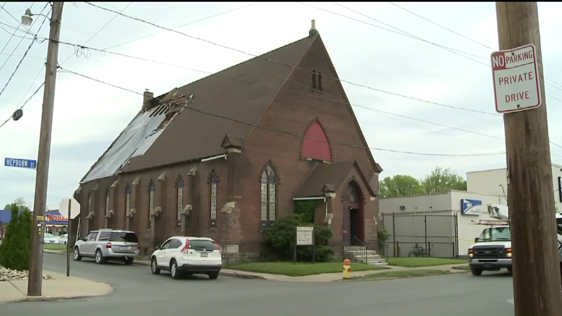 Sunday Service Relocated for Church Damaged by Storm in Williamsport