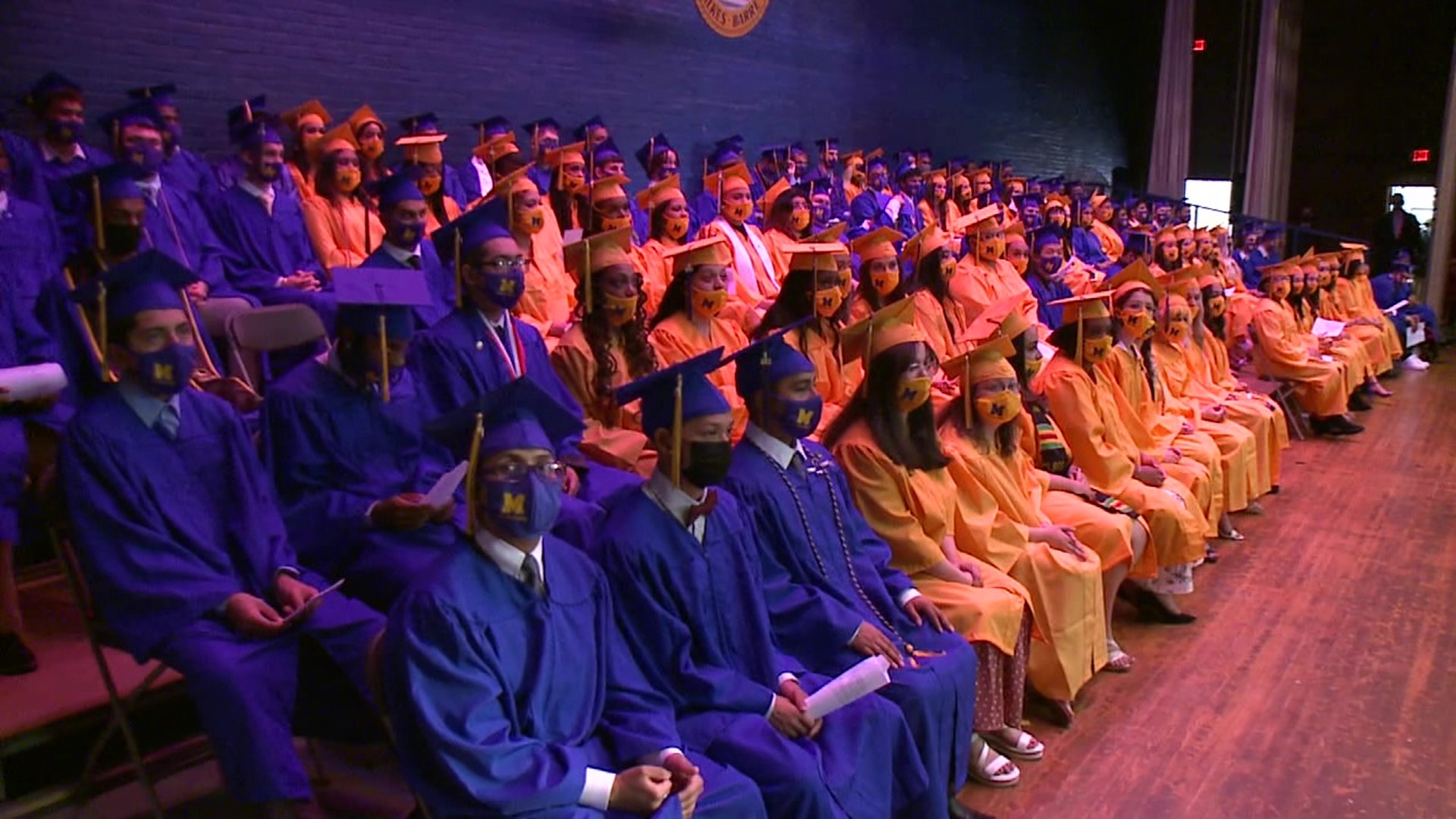 The final graduation ceremonies were held for students of EL Meyers, GAR Memorial, and James M. Coughlin High Schools in Wilkes-Barre.