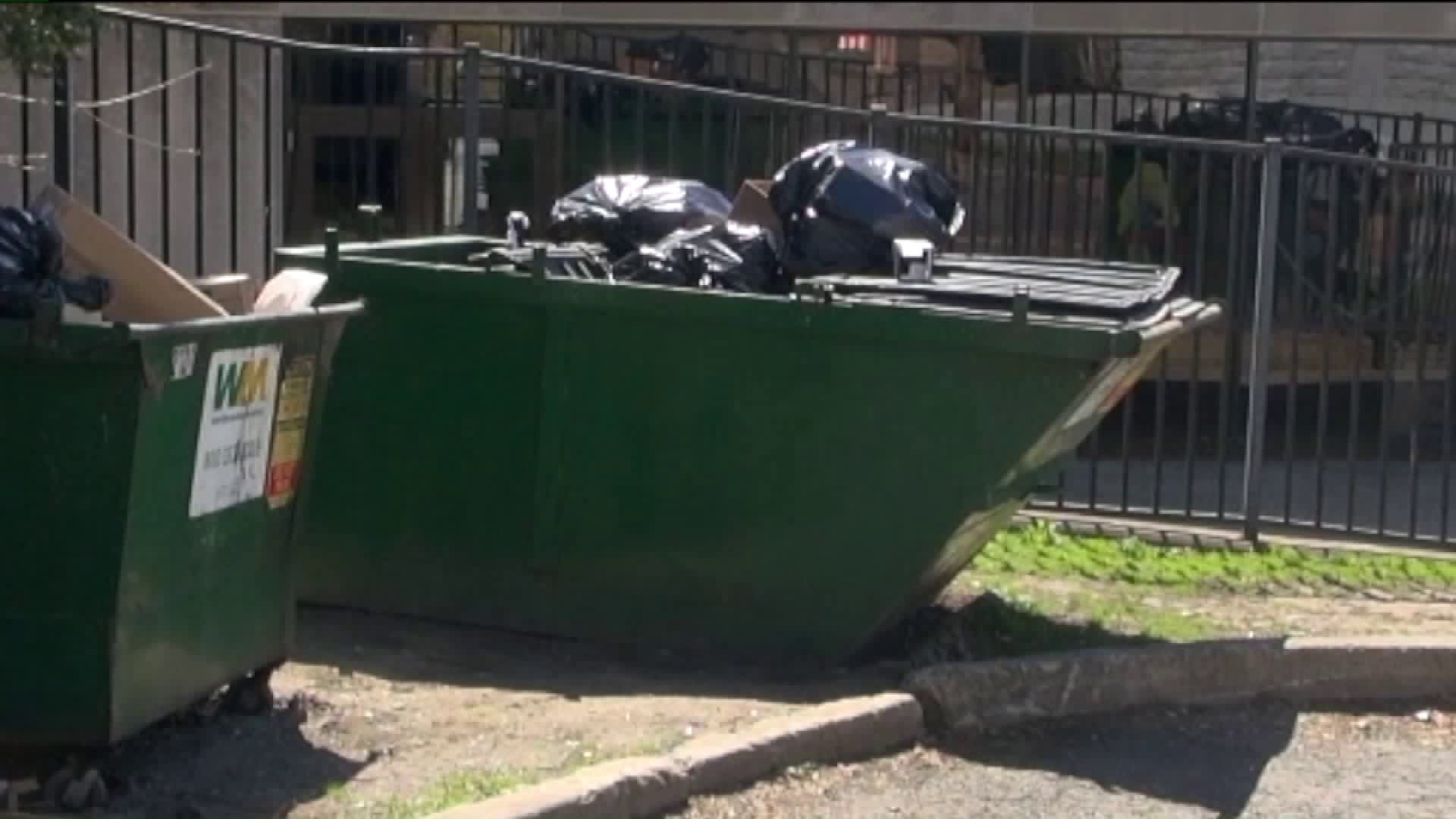 Household Trash in Wilkes-Barre Area School District Dumpsters
