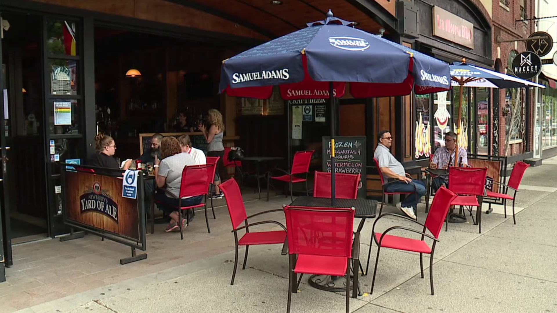 Many restaurants along Main Street have been looking forward to serving their customers.
