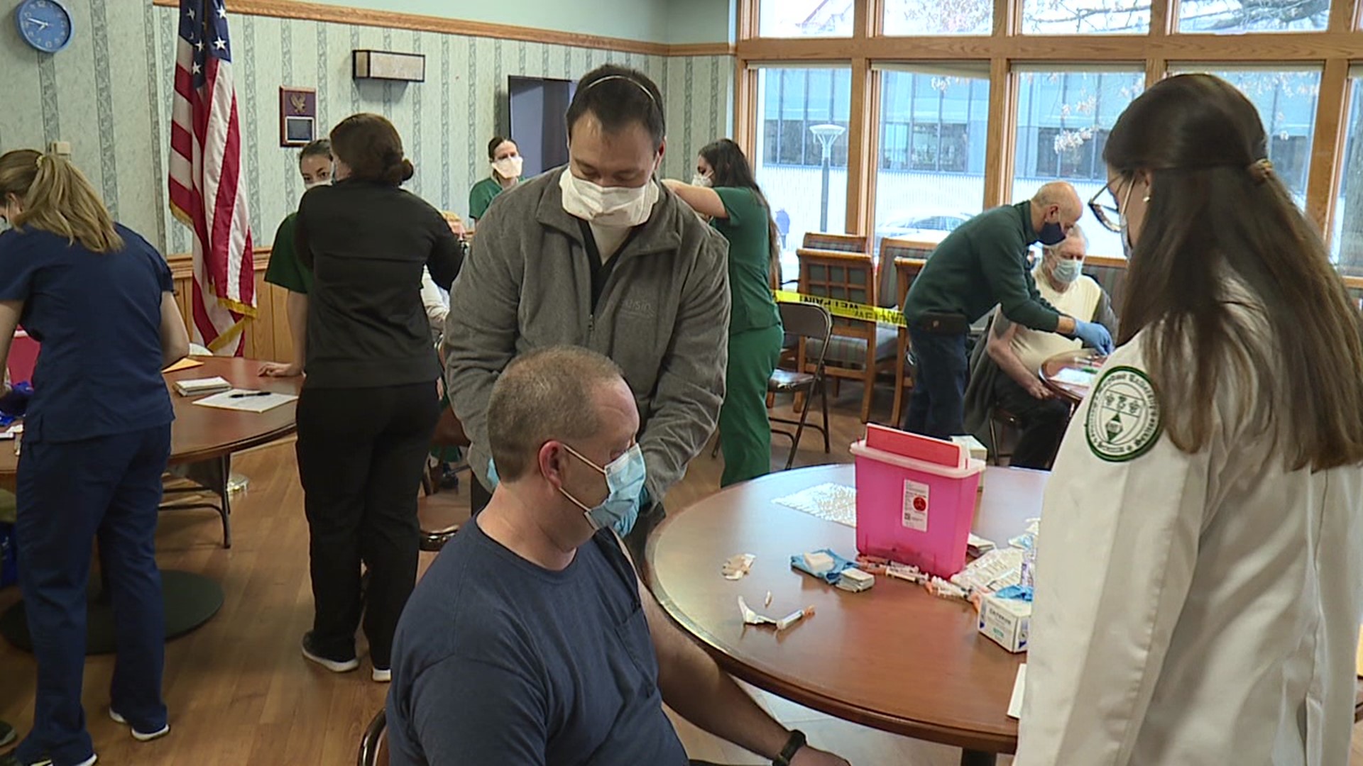 Friends of the Poor held the clinic in place of its annual day of service for Martin Luther King Jr. Day