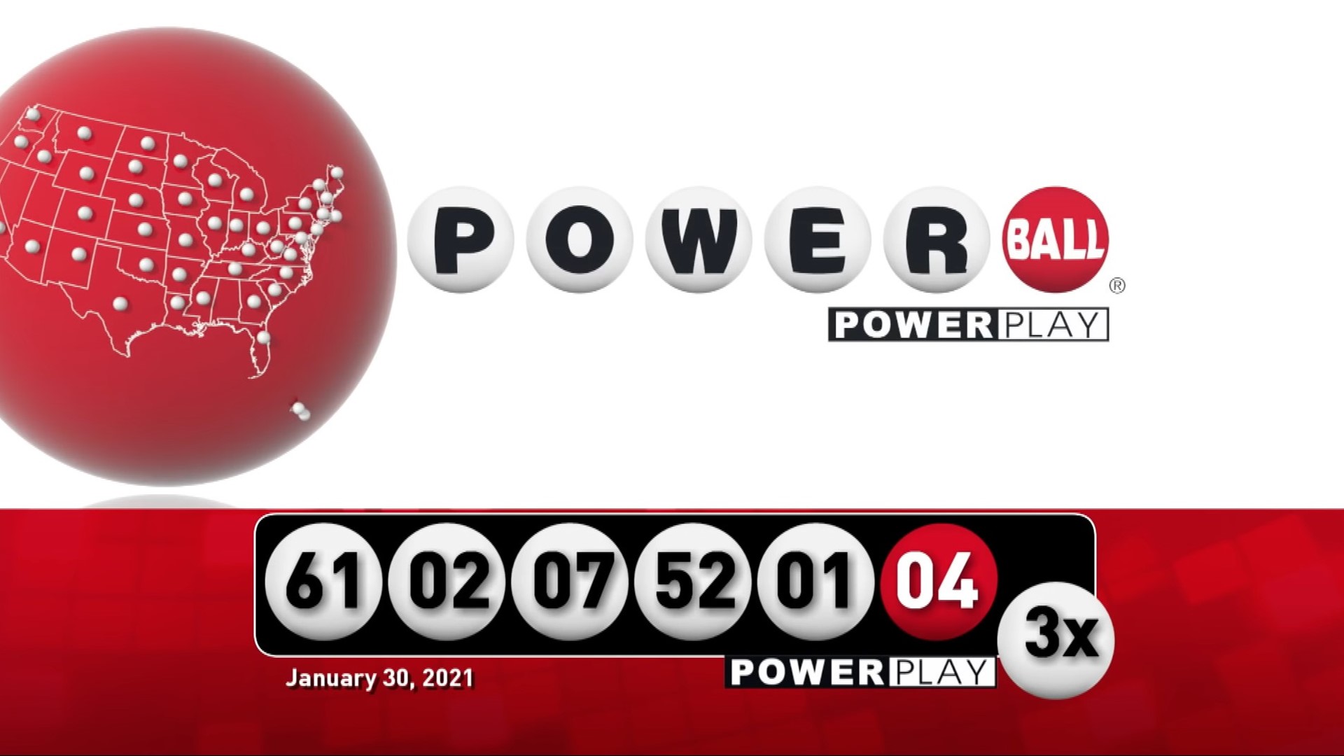 The winning ticket for Saturday's drawing was sold in Olyphant.