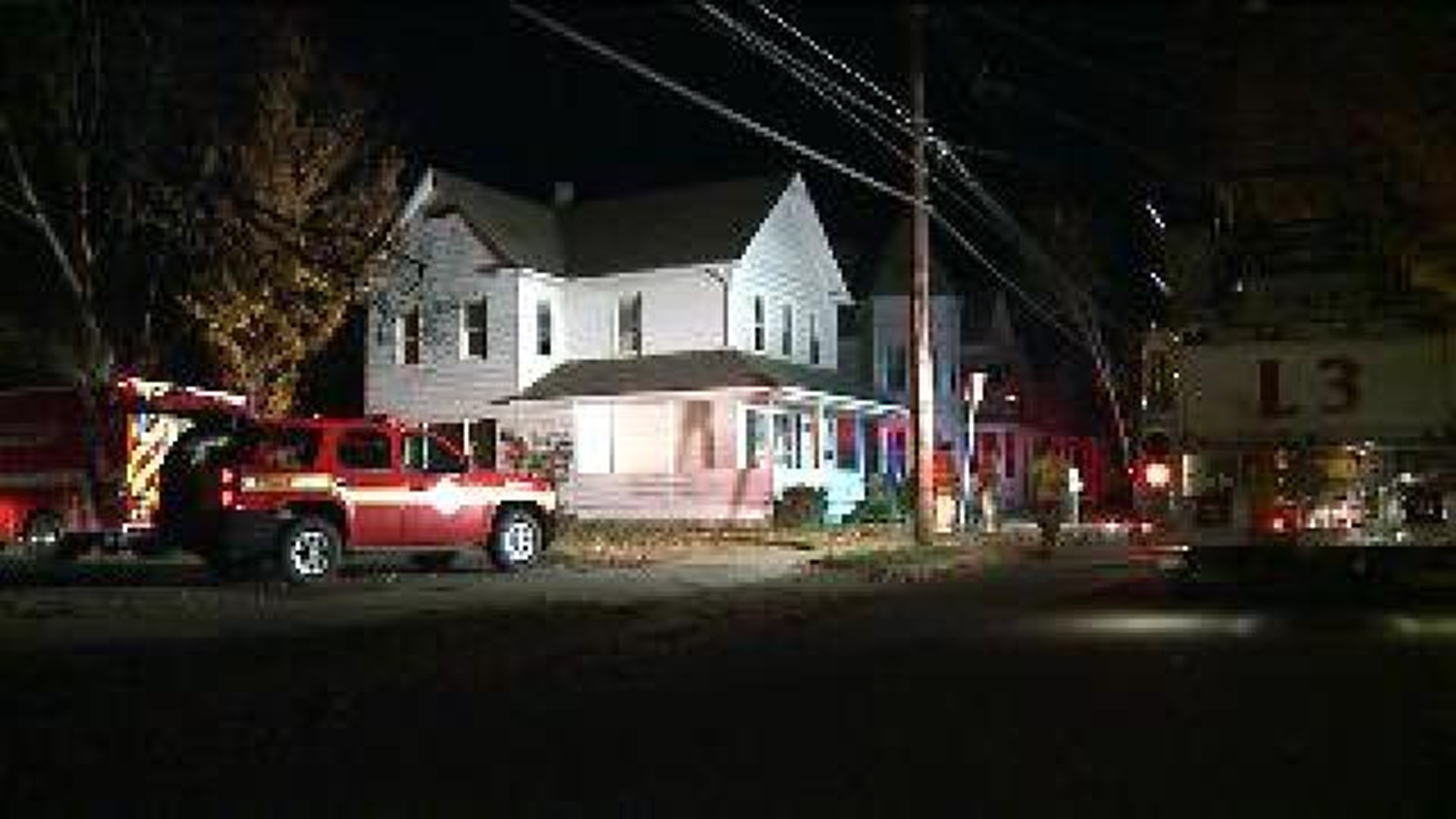 Early Morning Fire in Luzerne County