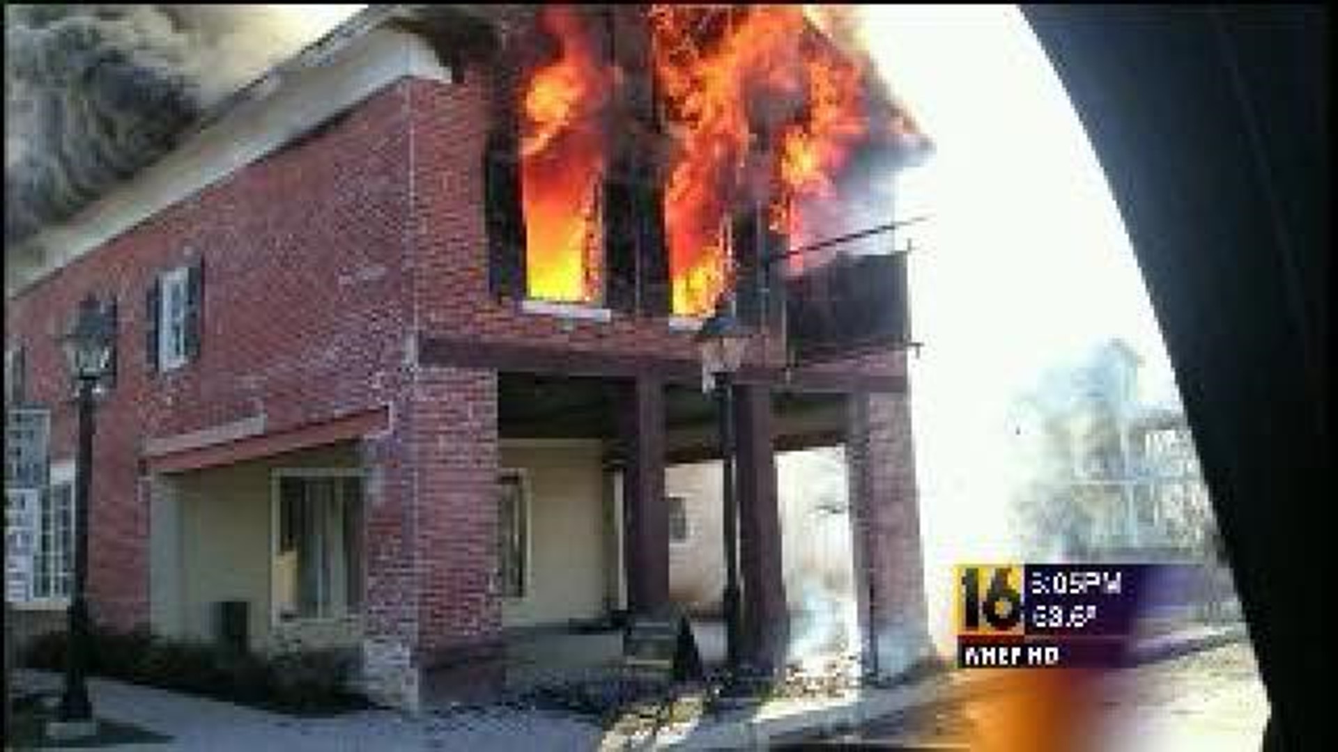 Fire Rips Historic Building In Milford