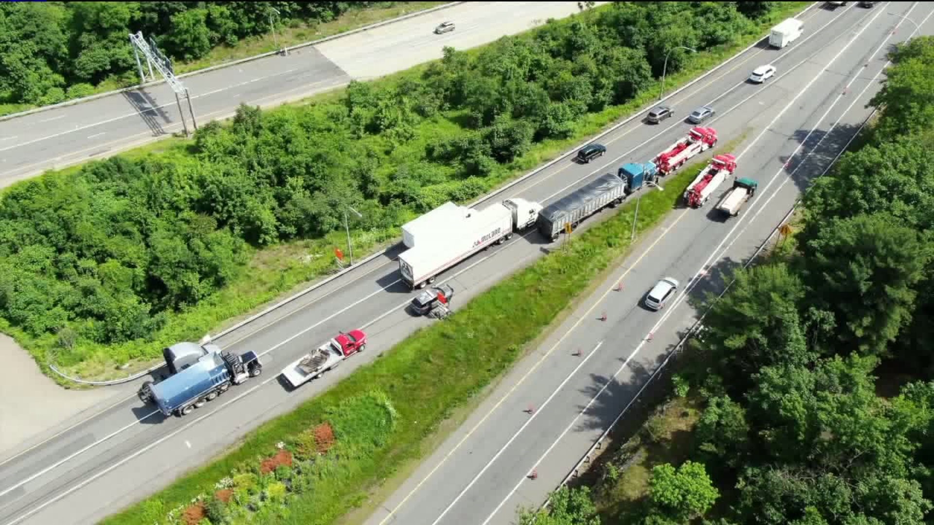 Crash Causes Traffic Backup on Interstate 81 North in Scranton