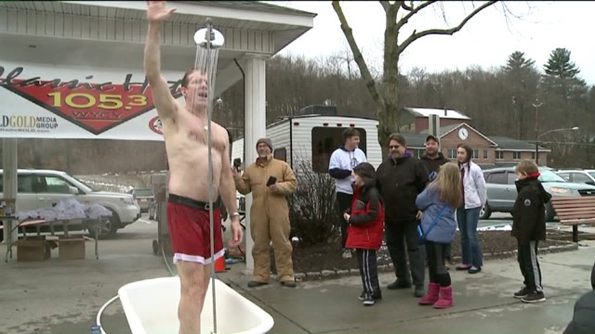 Shivering and Showering for Charity