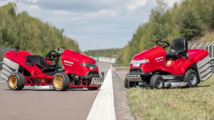 World's fastest lawnmower sale