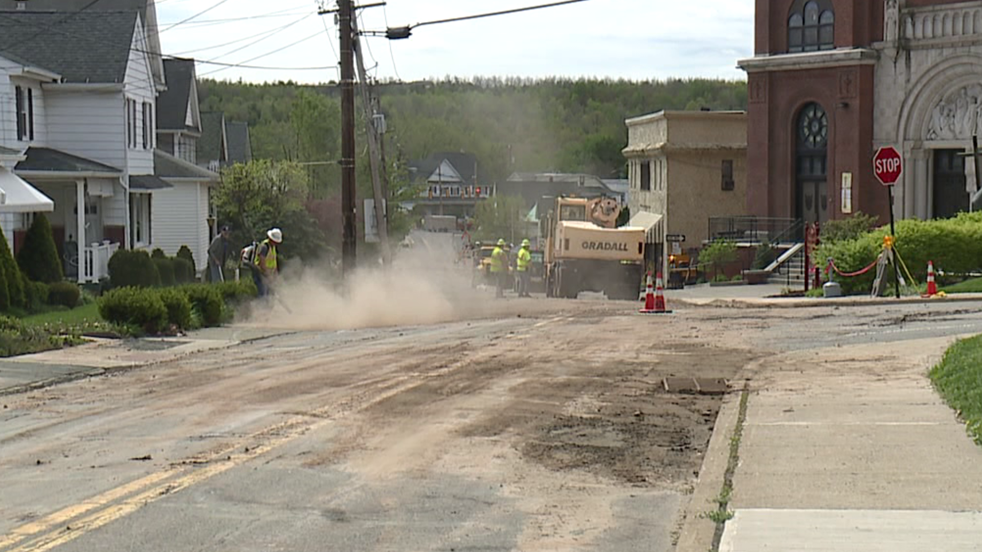 The road was originally expected to reopen Monday, but now there is no expected reopening date.