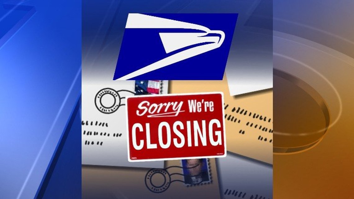 Postal Closings Throughout Central Pennsylvania