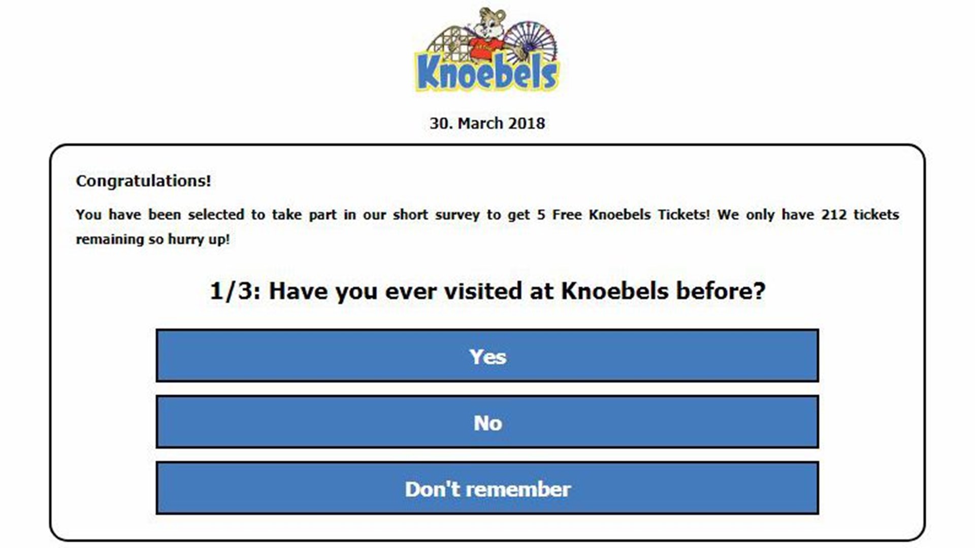 Knoebels Amusement Resort Issues Warning About Social Media Scam