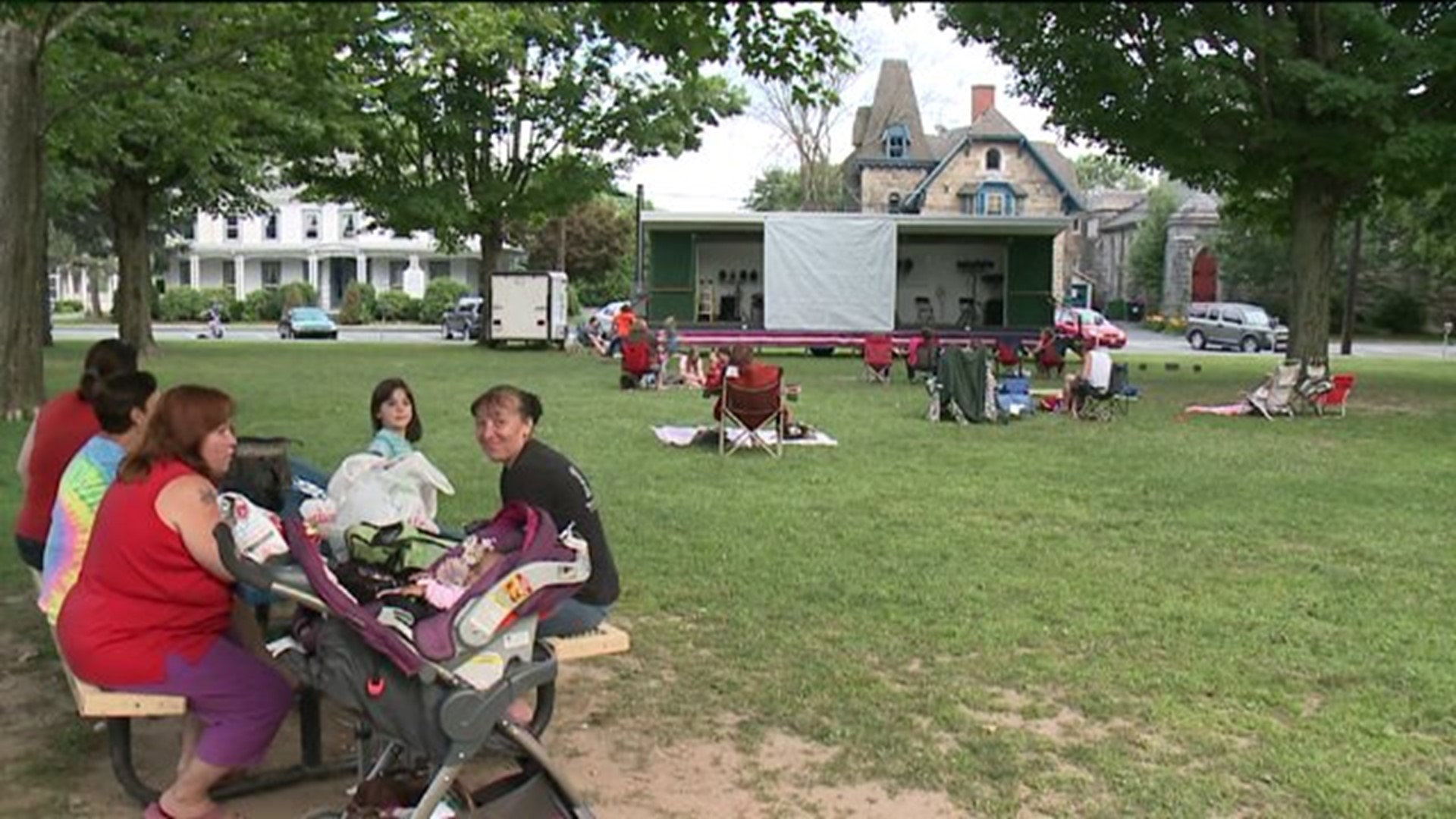 Honesdale Hosts Movie in the Park