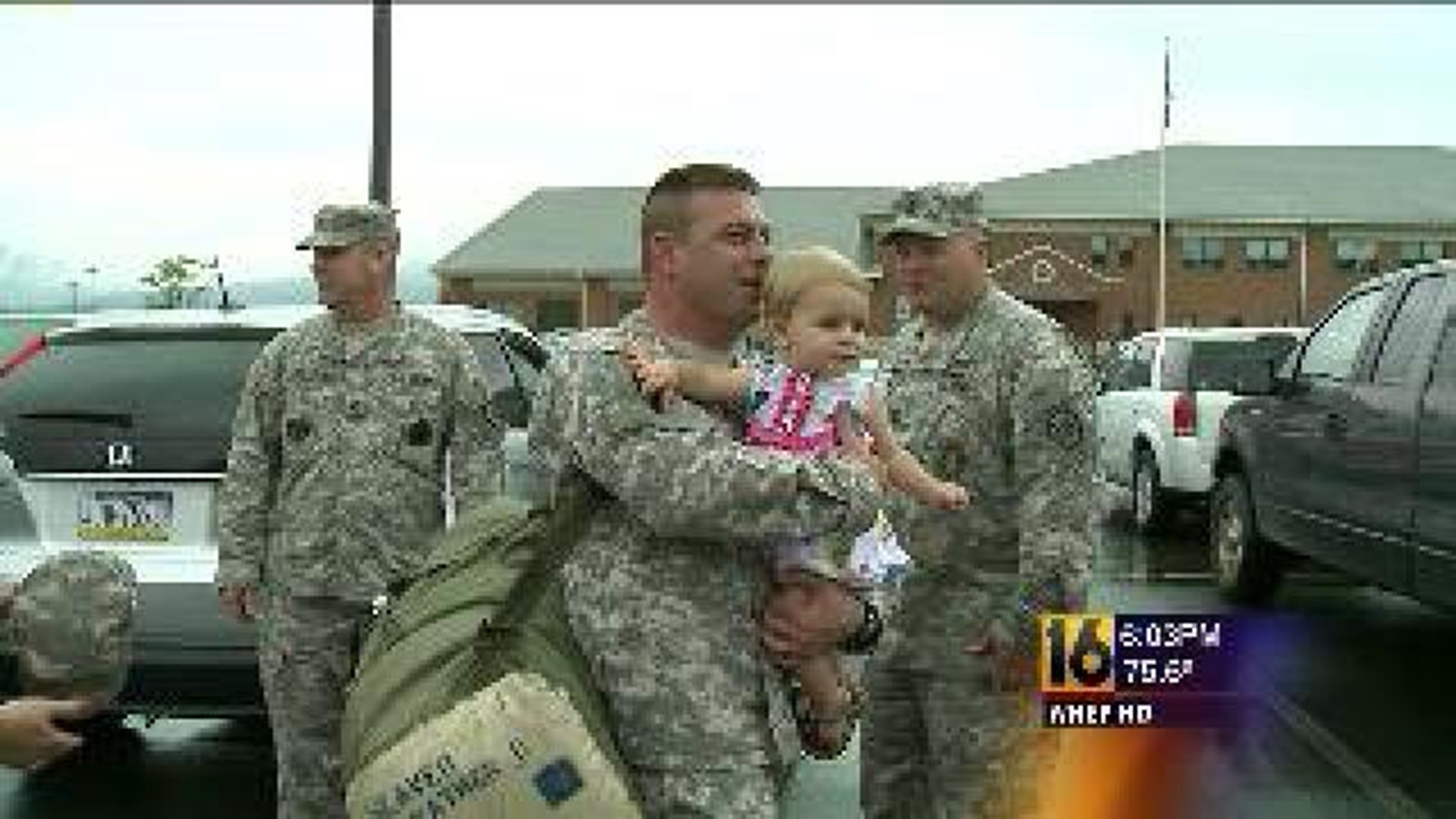 National Guard Members, Families Reunited