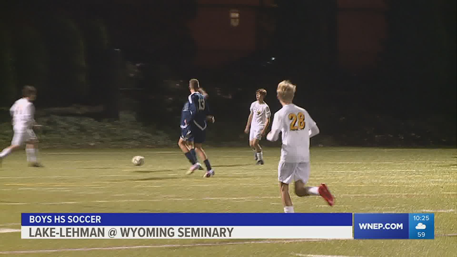 Wyoming Seminary defeats Lake-Lehman 2-0 in boys HS soccer