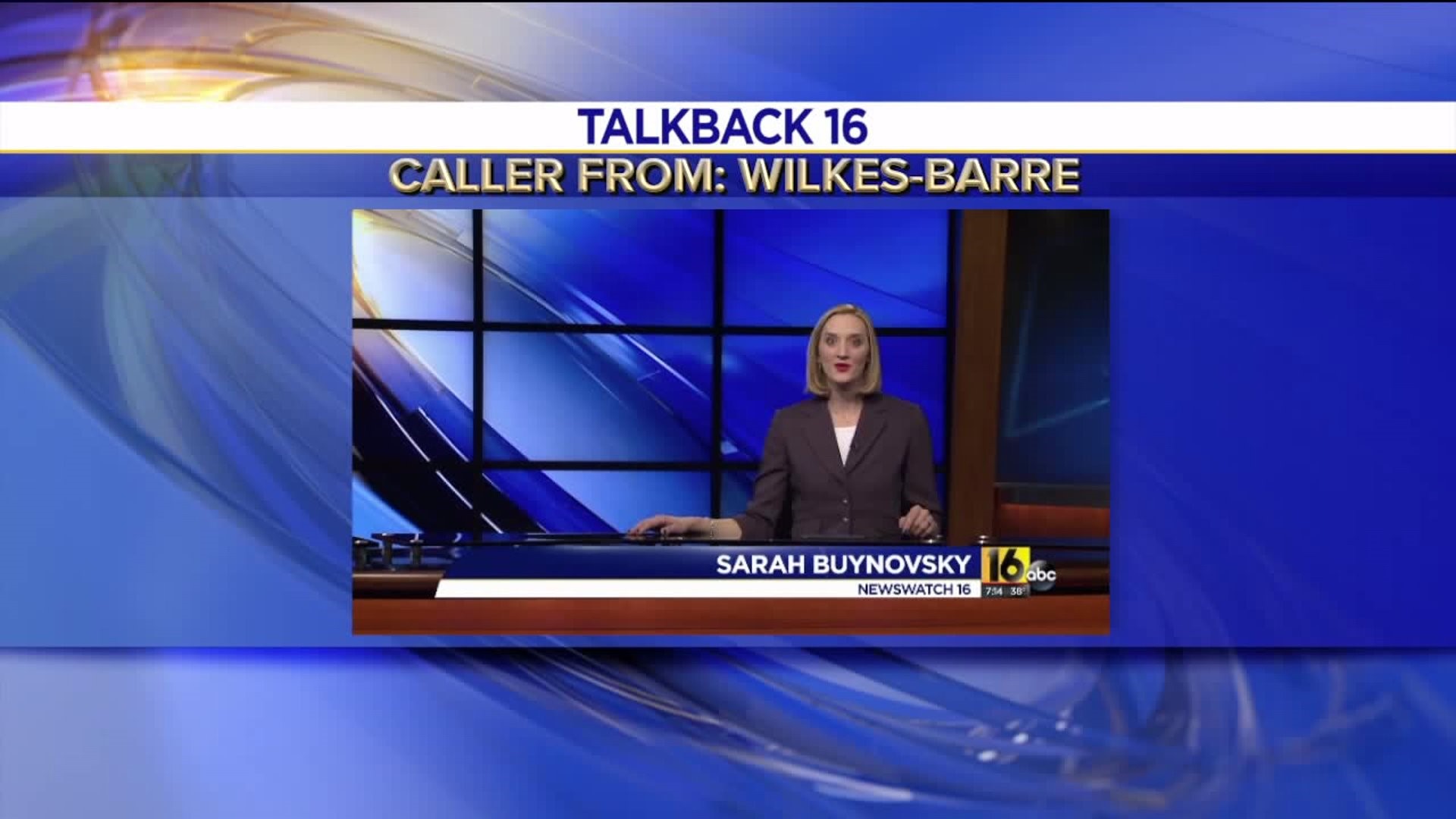 Talkback 16: Fill-in Anchors, Sports Delays