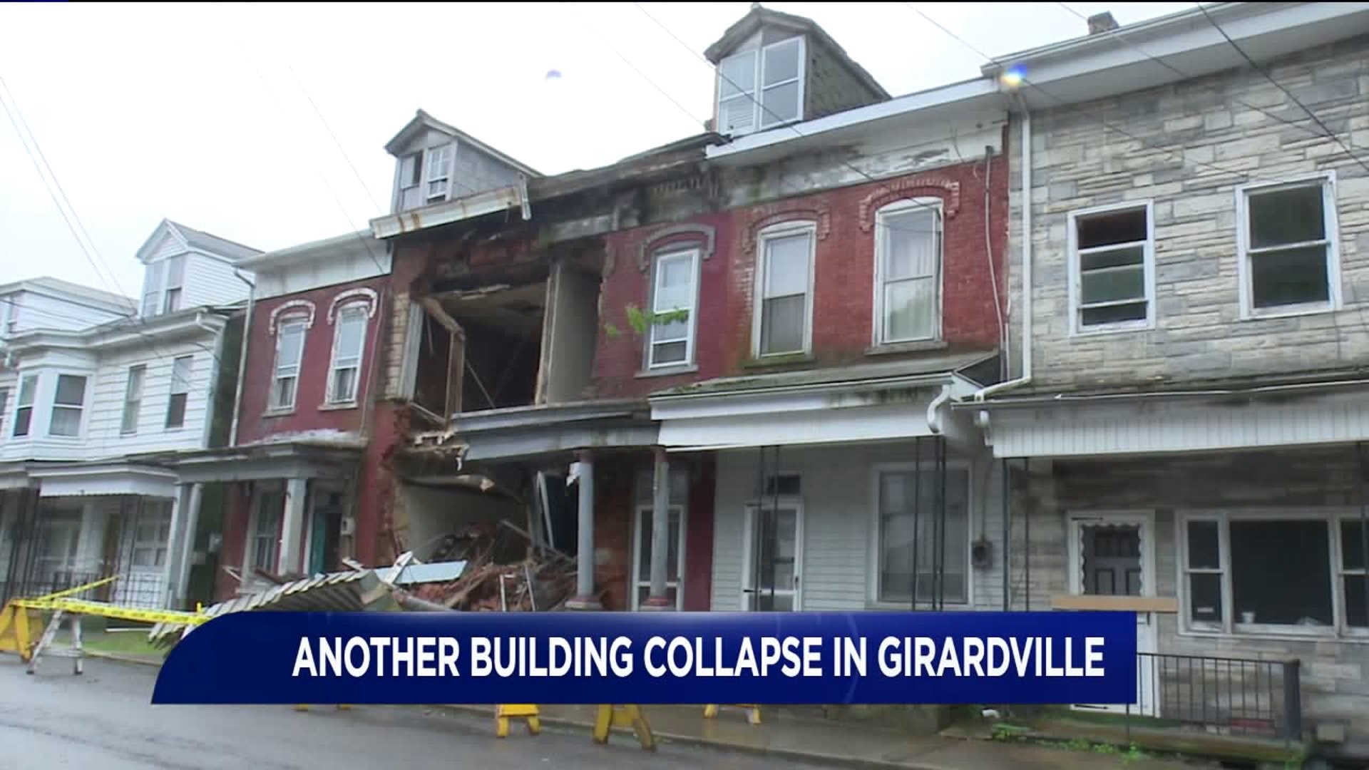 Partial Building Collapse in Girardville