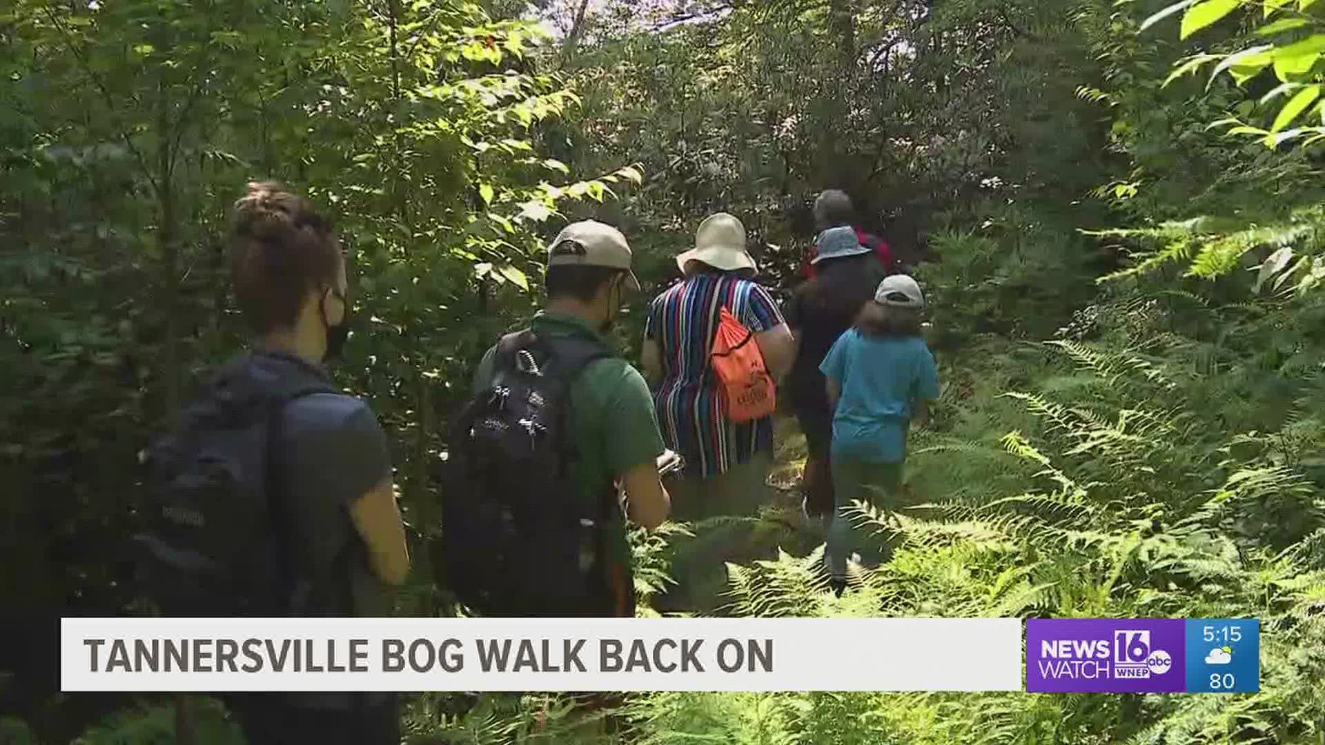 For the first time in more than a year, nature lovers were able to take a hike through a unique environment in Monroe County.