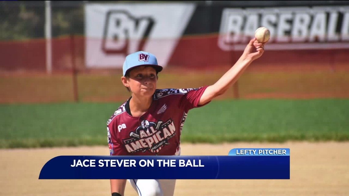 Jace Stever, youth baseball AllAmerican