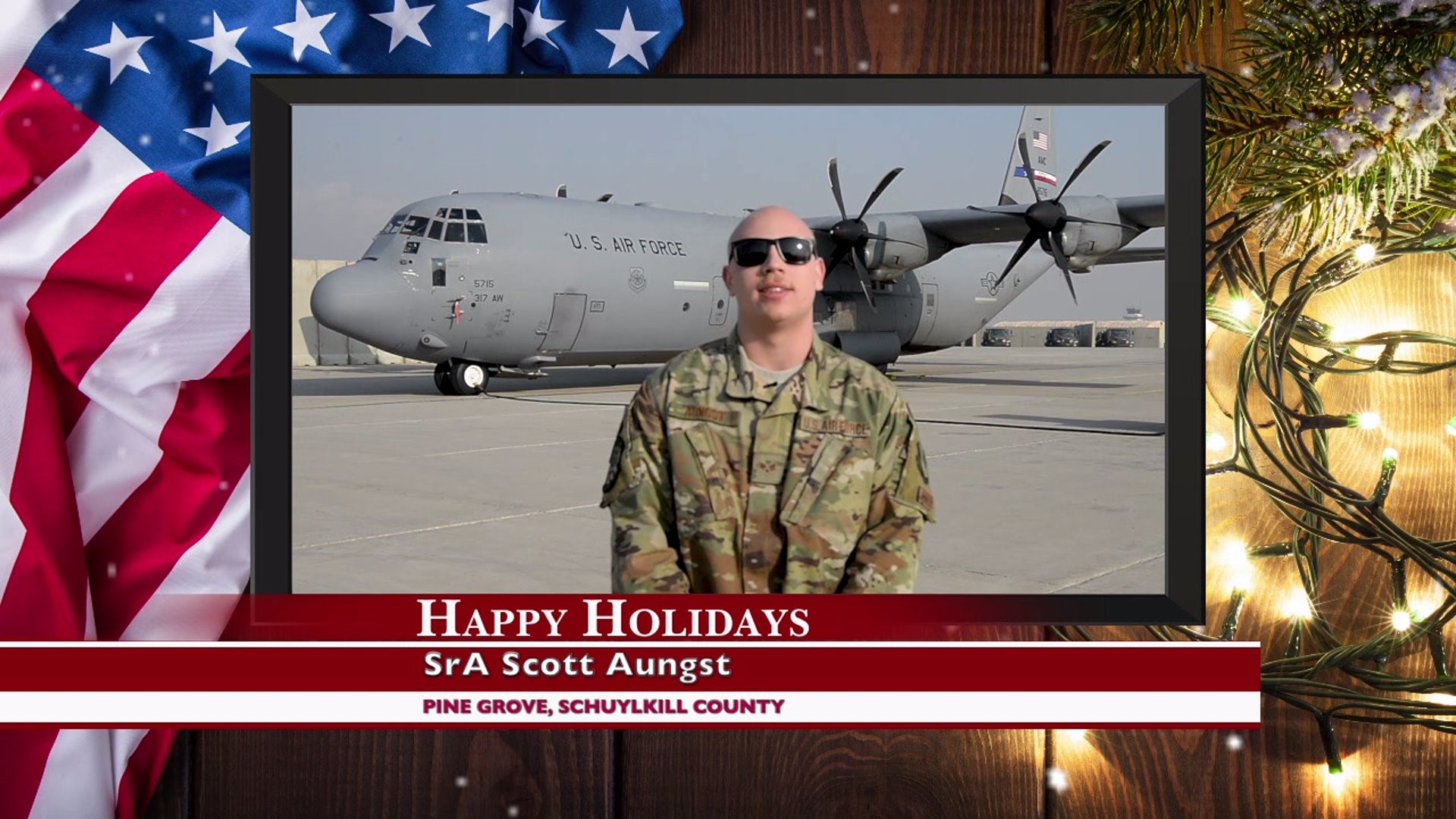 Military Holiday Greeting 2018: SrA Scott Aungst