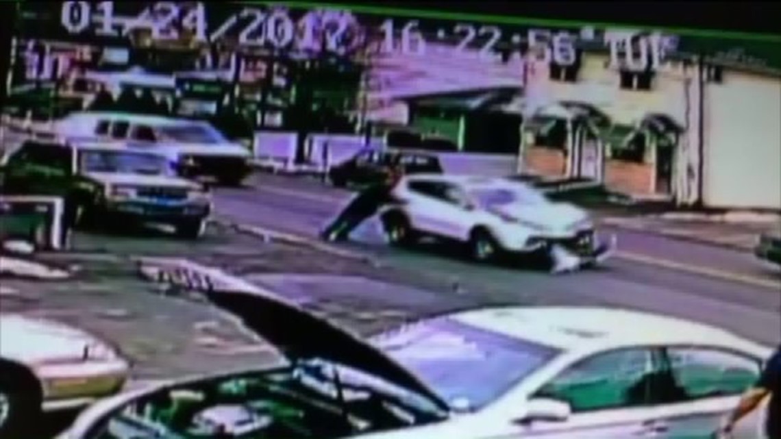 Watch: Man Runs Into Road To Stop Rolling Car After Crash | Wnep.com