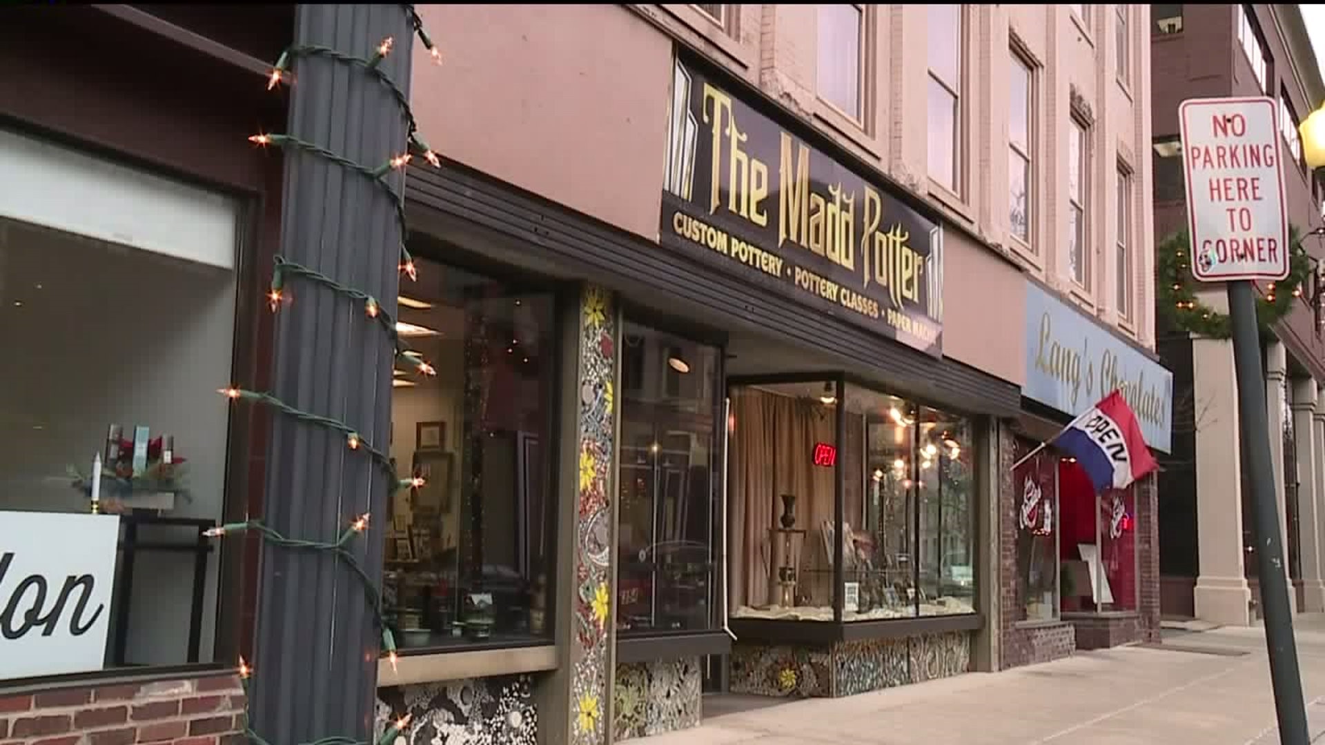 Holiday Shopping Downtown in Williamsport