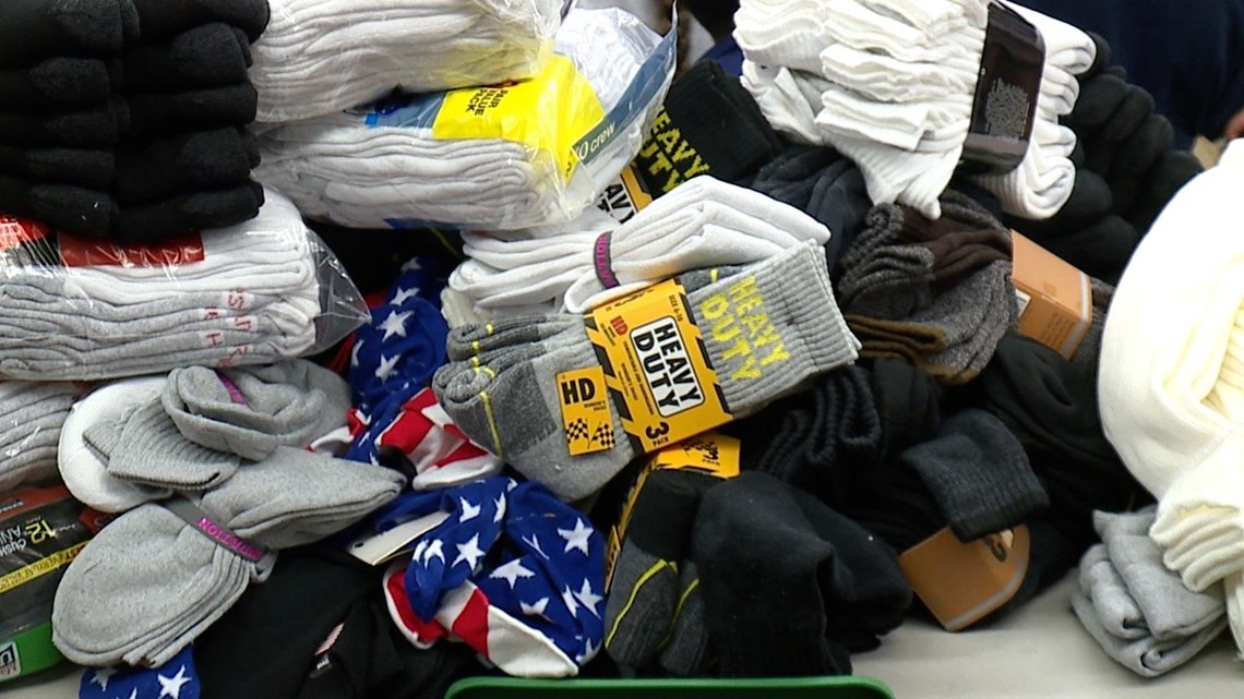 Students Collect 1,000 Pairs of Socks for Homeless
