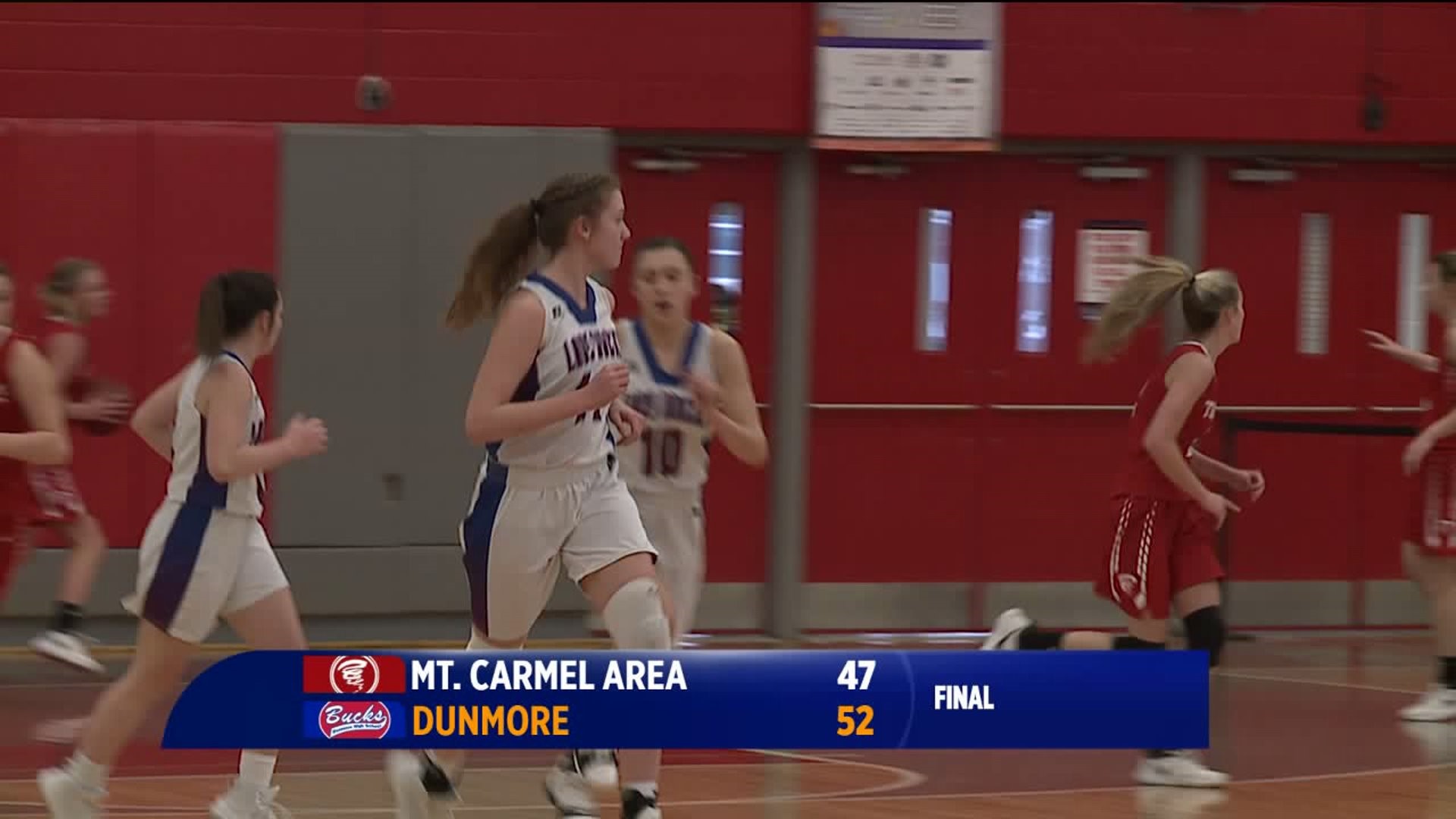 Dunmore vs Mt Carmel Area girls