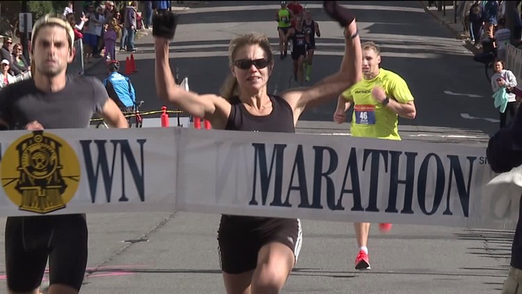 Domenech, Peoples Win Steamtown Marathon
