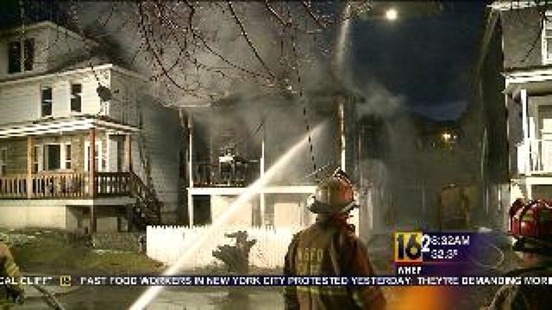 Wilkes-Barre Home Gutted By Flames
