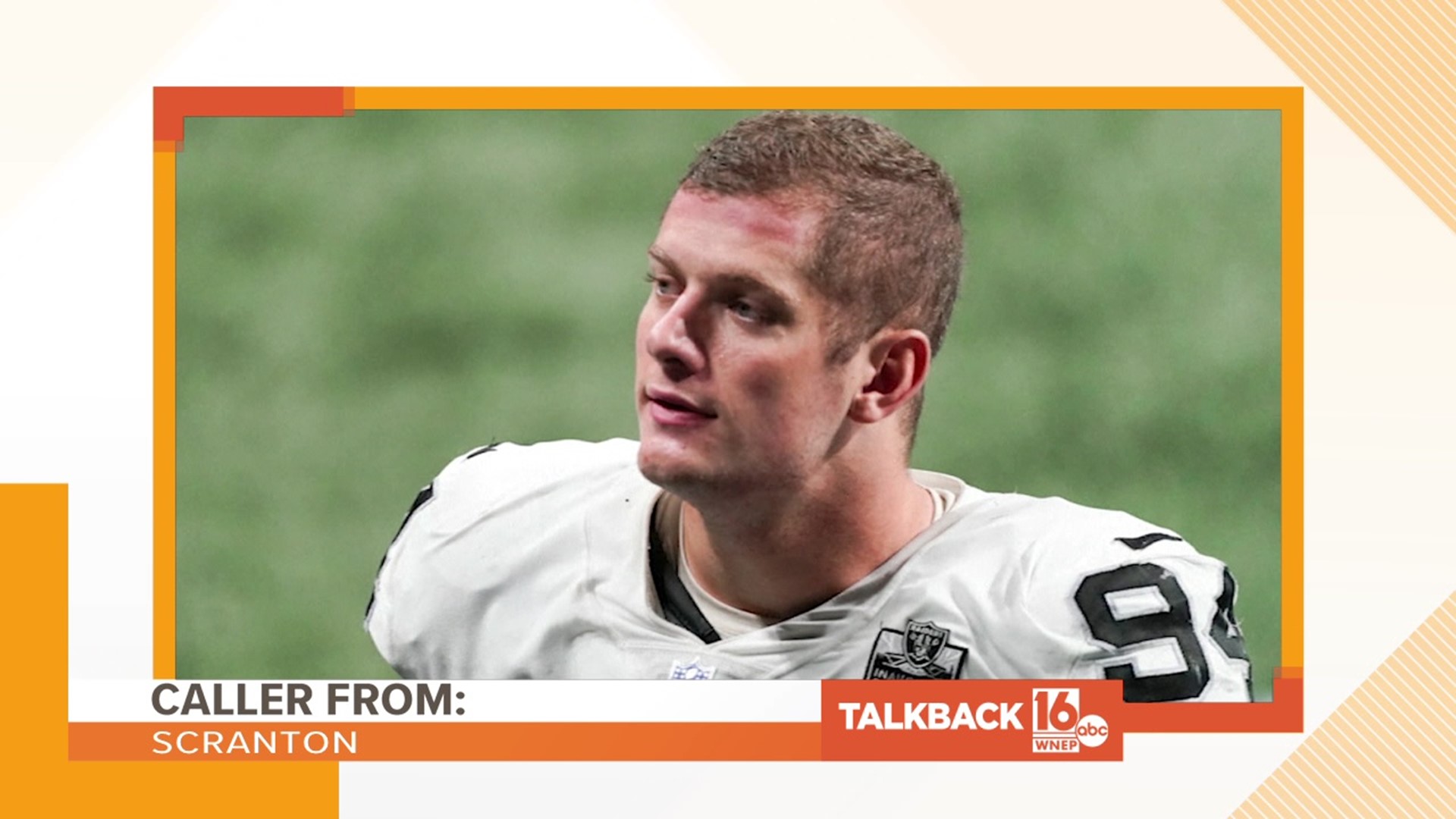 A caller from Scranton says Nassib shouldn't be shy about coming out as gay.